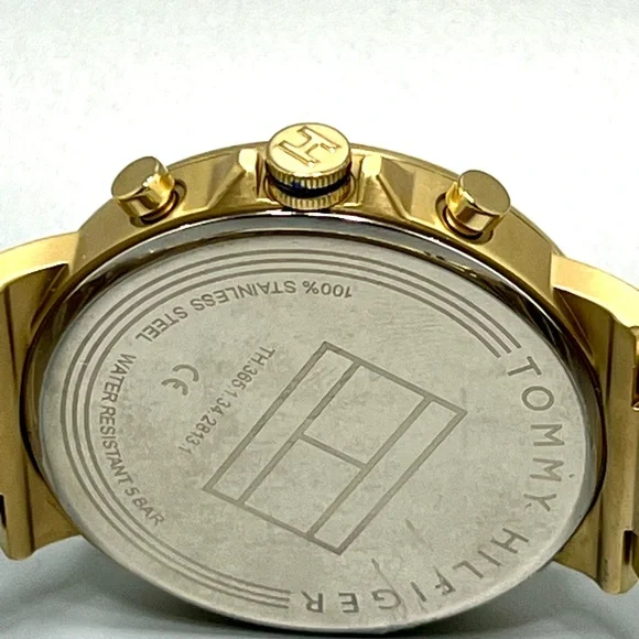 Tommy Hilfiger Gold Tone Multi DialQuartz Watch